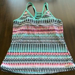 Zeroxposur Tankini Swim Top Size 8
